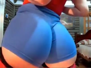 Big Fat Round Ass Butt in Tight Shorts Perfect Butt.