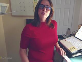 A erotic prime MILF gets a Visit to Her Office from a suitor in it but He Finds that His Coworker is a Nymphomanic Nora 2